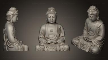 Buddha figurines (STKBD_0042) 3D model for CNC machine